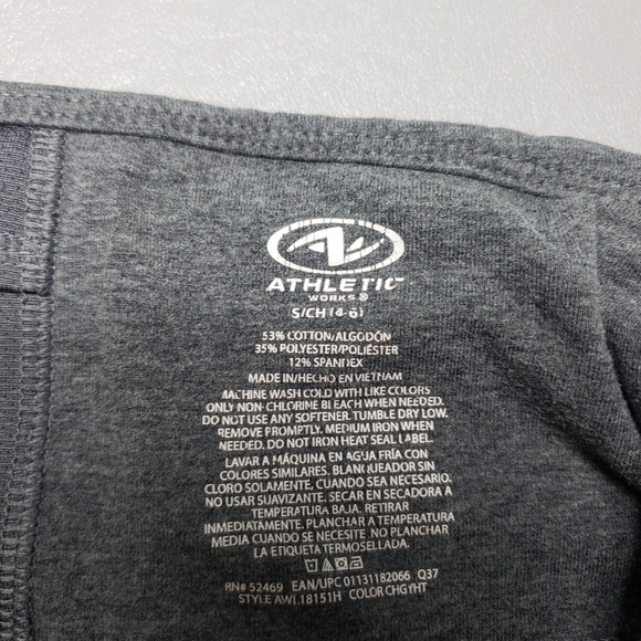 athletic works gray straight leg sweatpants women's size small 4-6 - Picture 6 of 10